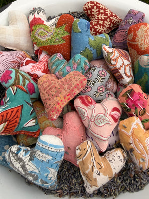 Lavender Heart Sachets