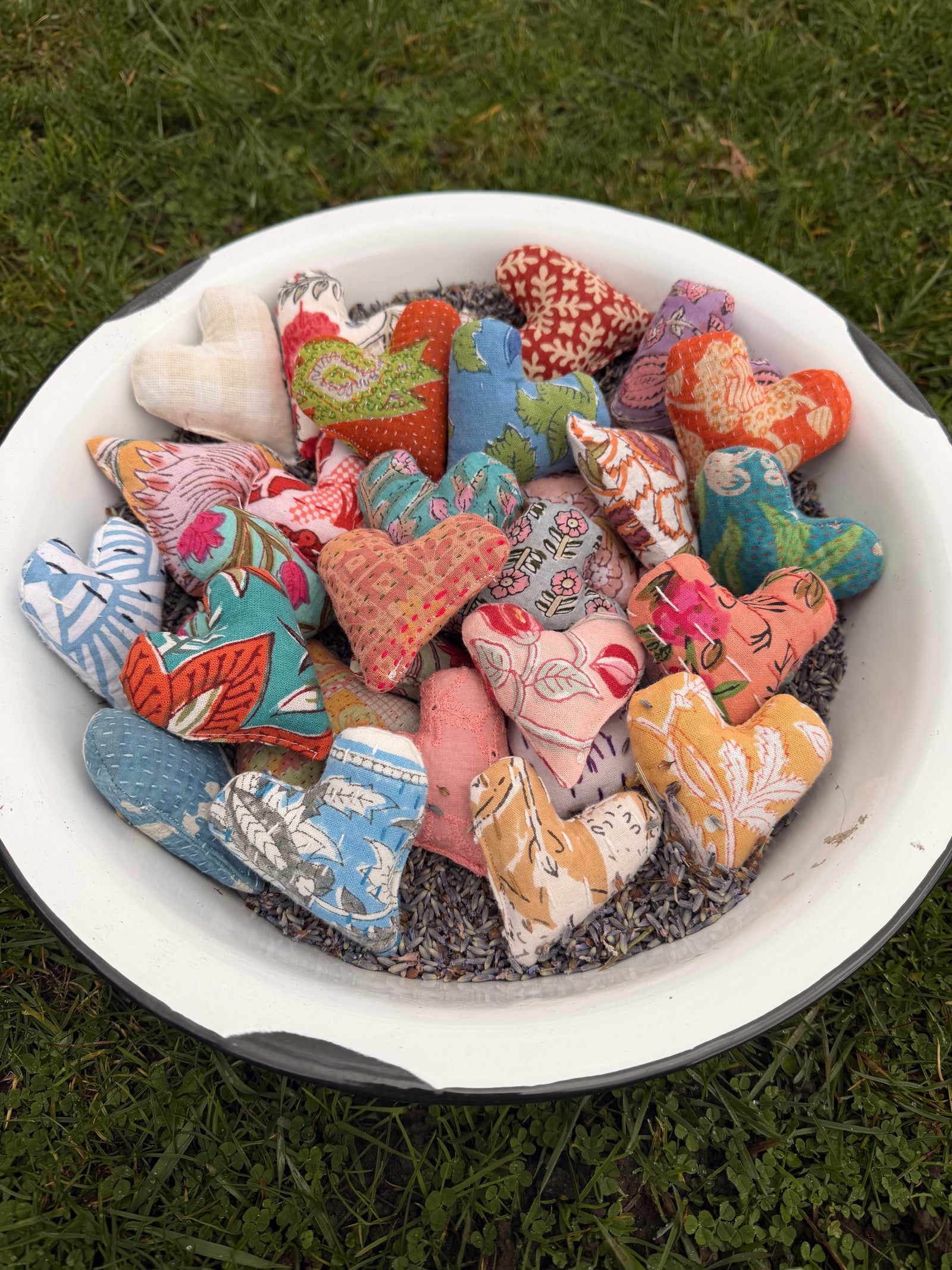 Lavender Heart Sachets