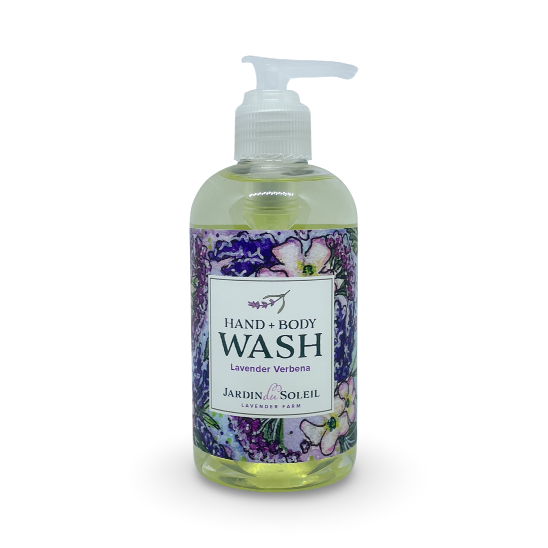 Lavender Hand and Body Wash, 8 oz Bottle | Jardin du Soleil